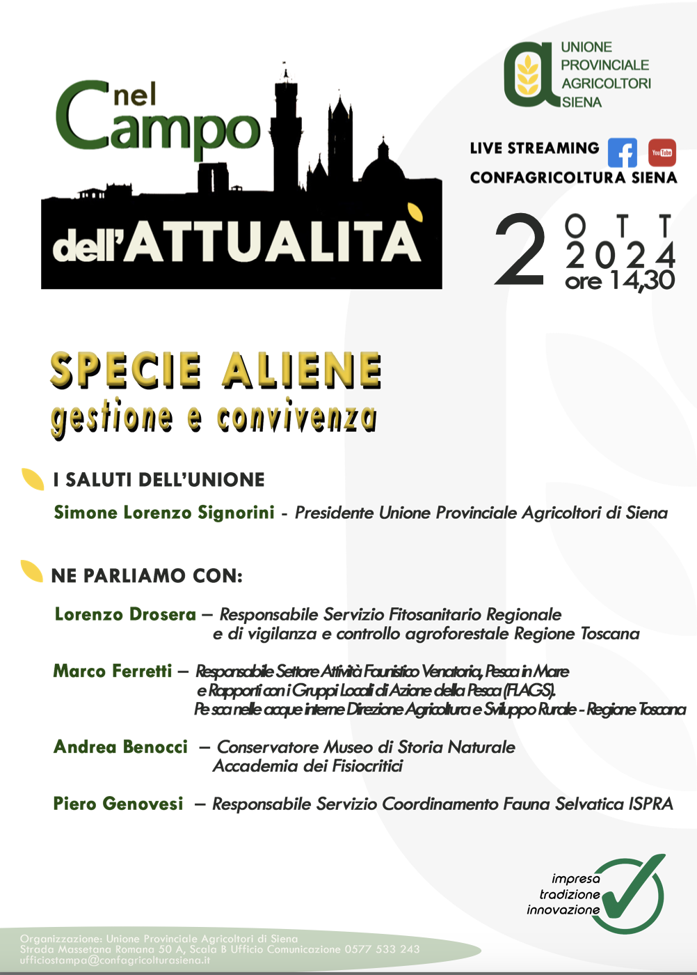 Specie aliene, gestione e convivenza